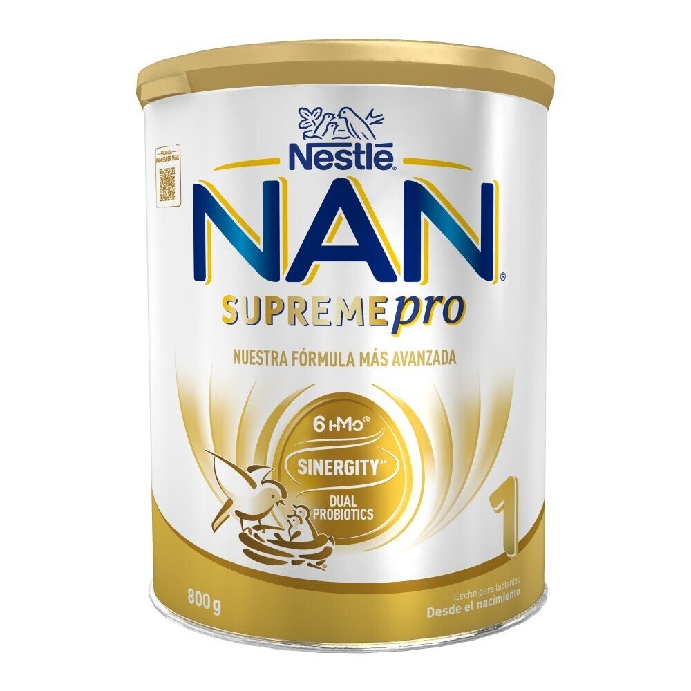 NAN ® SUPREMEPRO 1 Začetno mleko za dojenčke. Od rojstva dalje. Limena škatla 800g